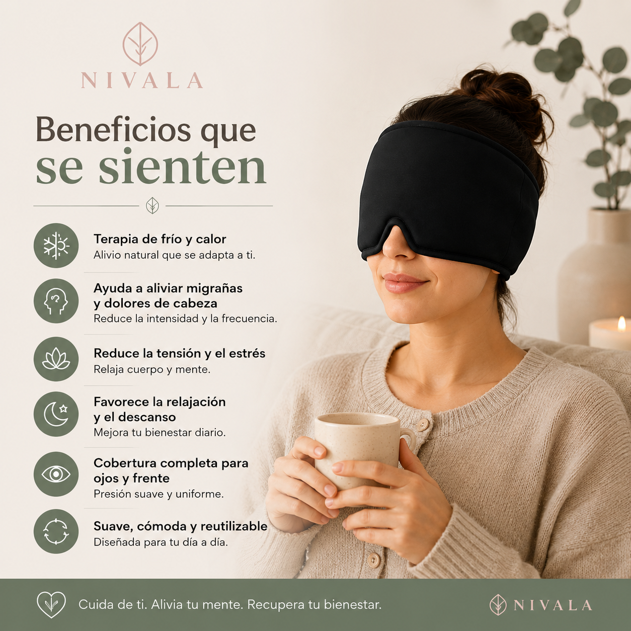 Gorro Frío Antimigraña